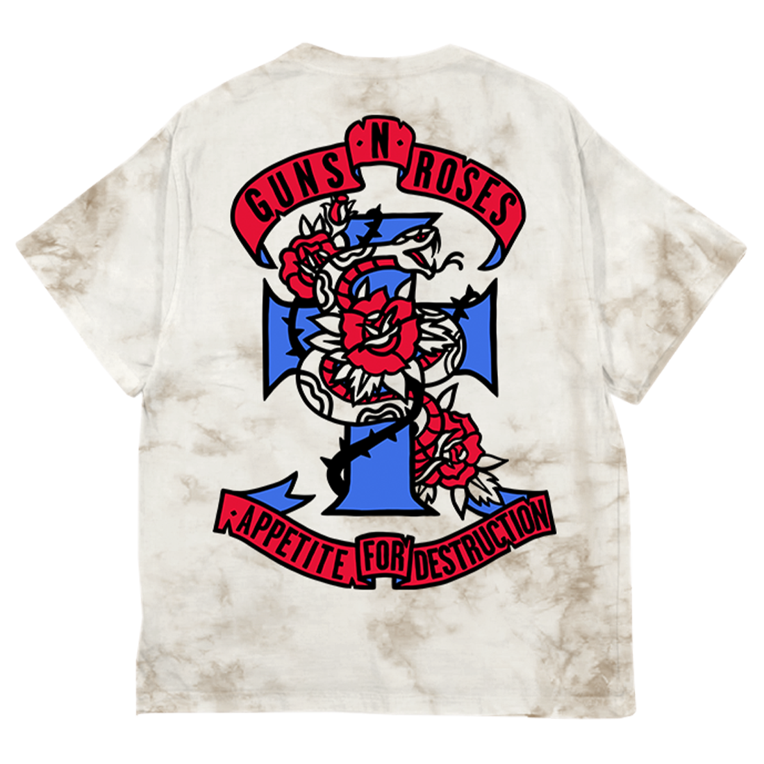 Guns N' Roses - GN'R Flash Tie Dye T-Shirt