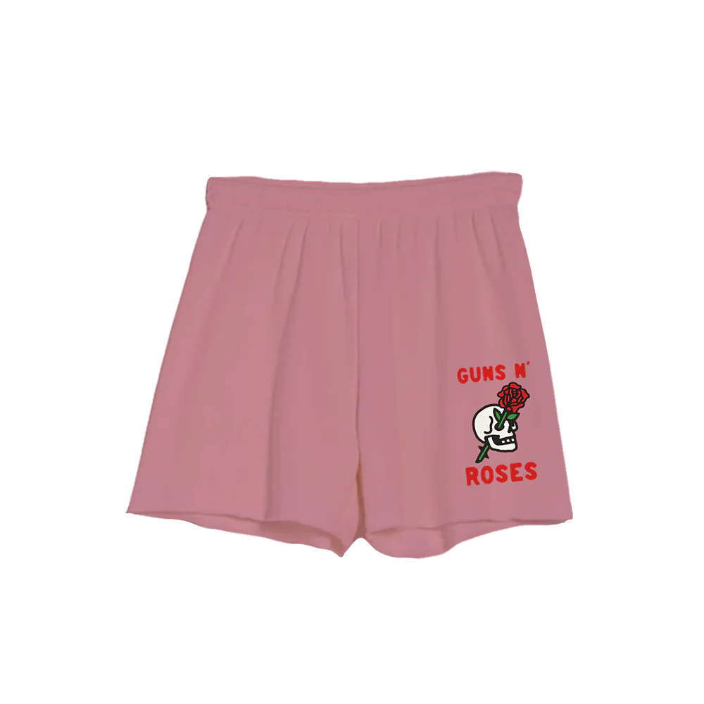 Guns N' Roses - Skull Rose shorts