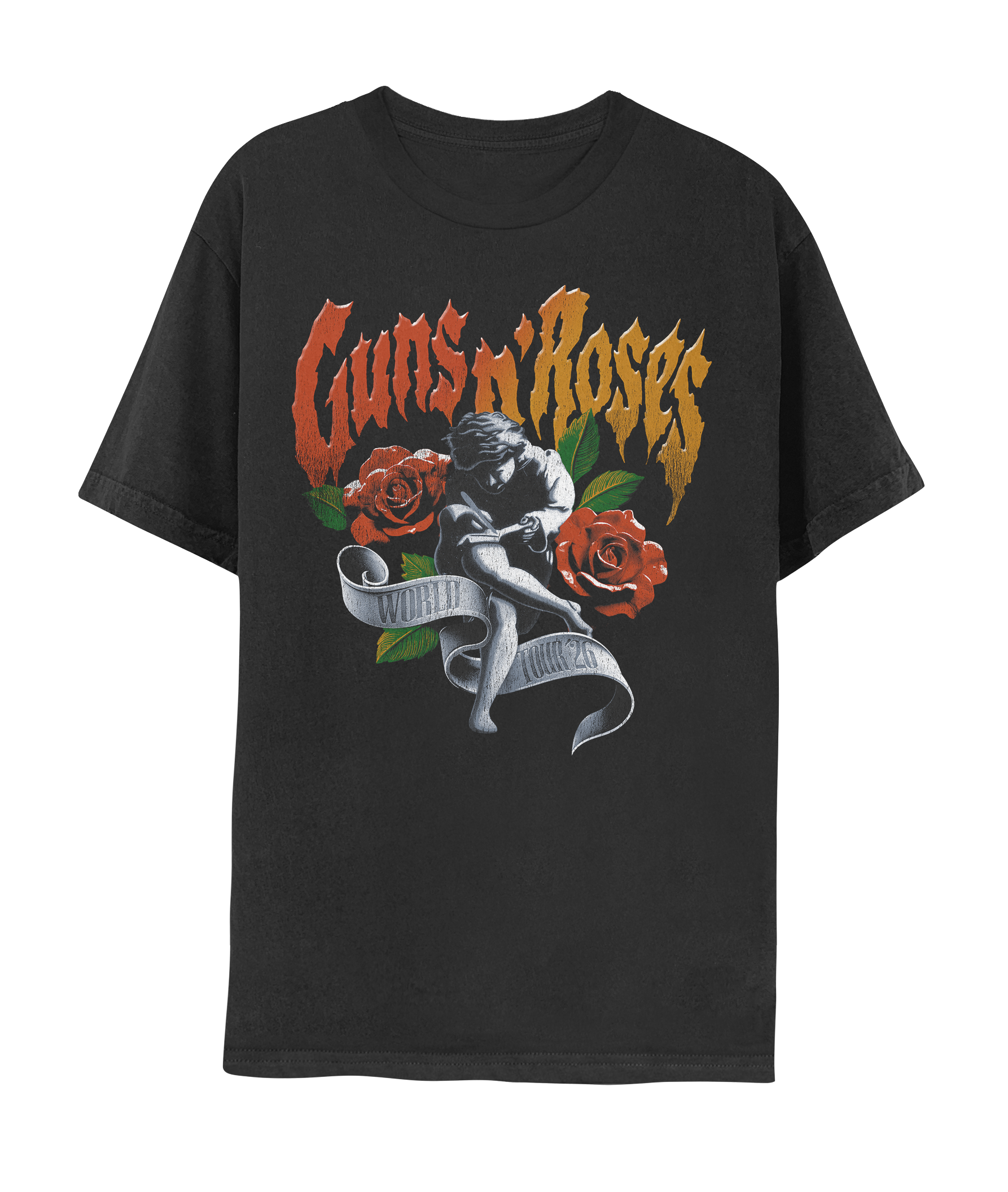 World Tour 2026 Washed T-Shirt - Guns N' Roses UK