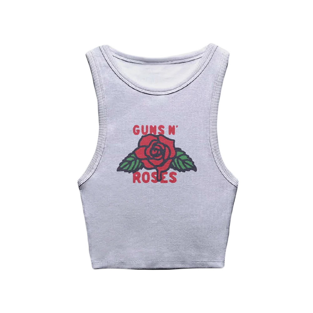 Rose Crop Tank Top - Guns N' Roses UK