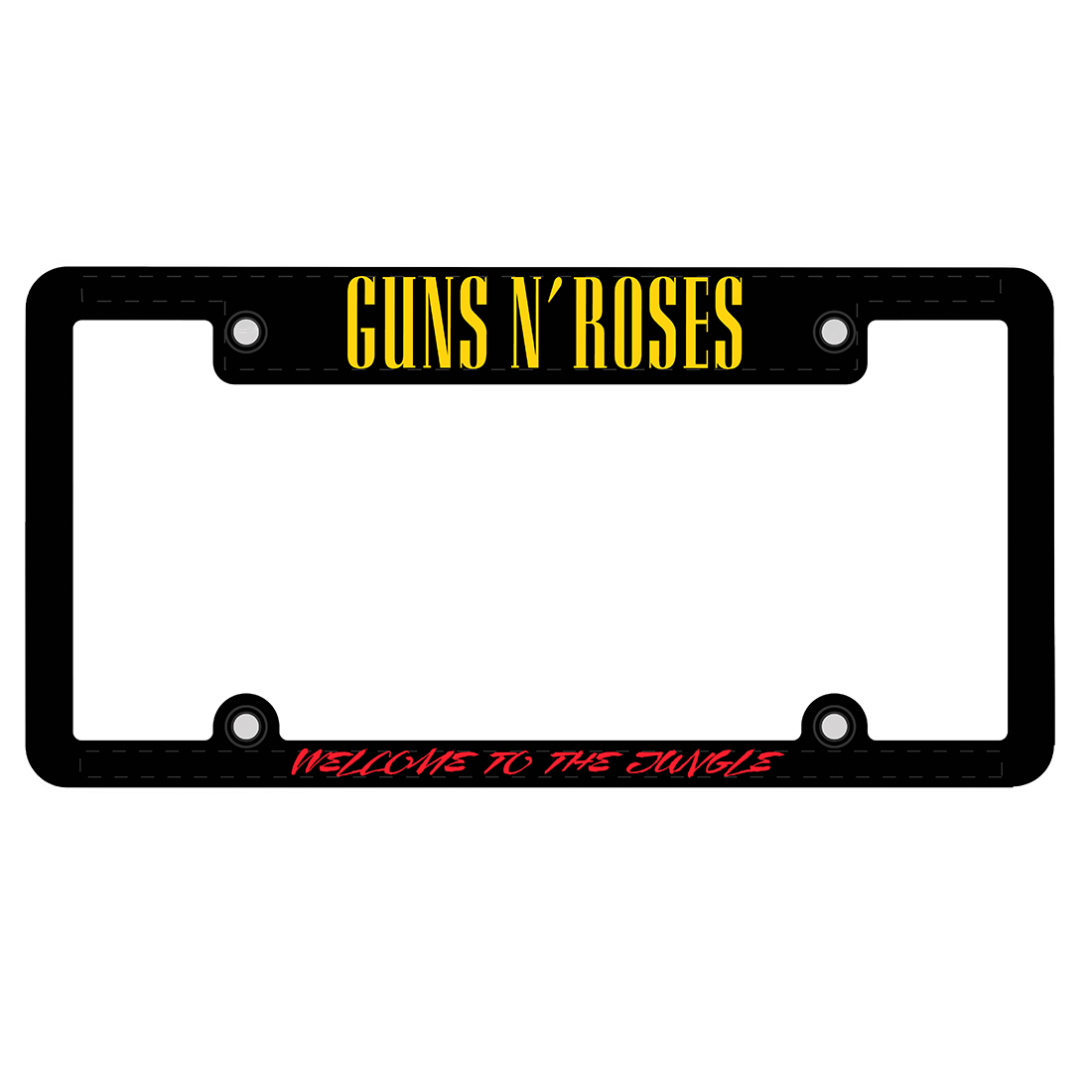 Guns N' Roses - Welcome to The Jungle license plate frame