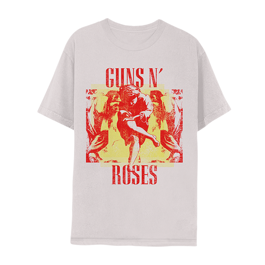 Use Your Illusion Natural Coloured T-Shirt - Guns N' Roses UK