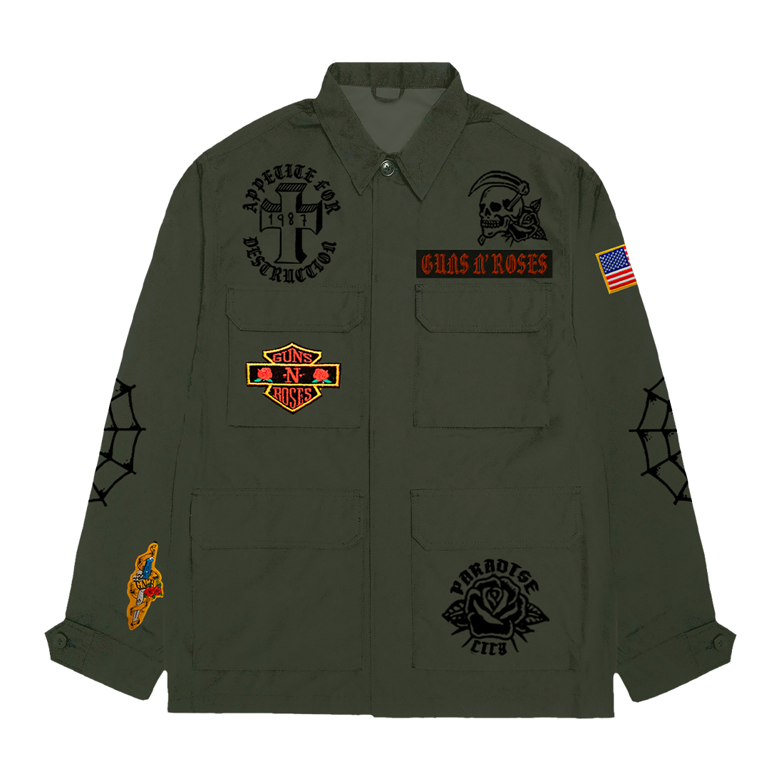 Guns N' Roses - Army Green Jacket