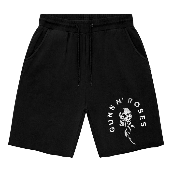 Guns N' Roses - Skull Rose Black Shorts