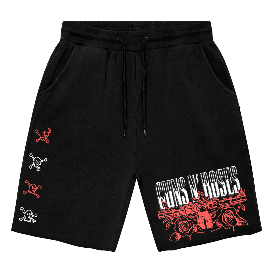 Guns N Roses - AFD Black Sweatshorts