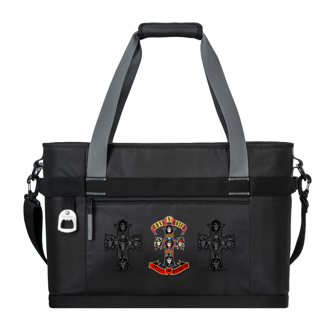 Guns N Roses - Cross Logo Black Cooler Tote