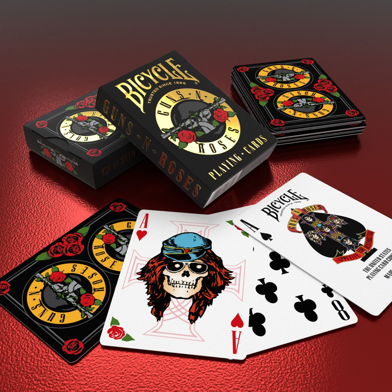 Guns N Roses - Guns N' Roses x Bicycle Cards Playing Cards
