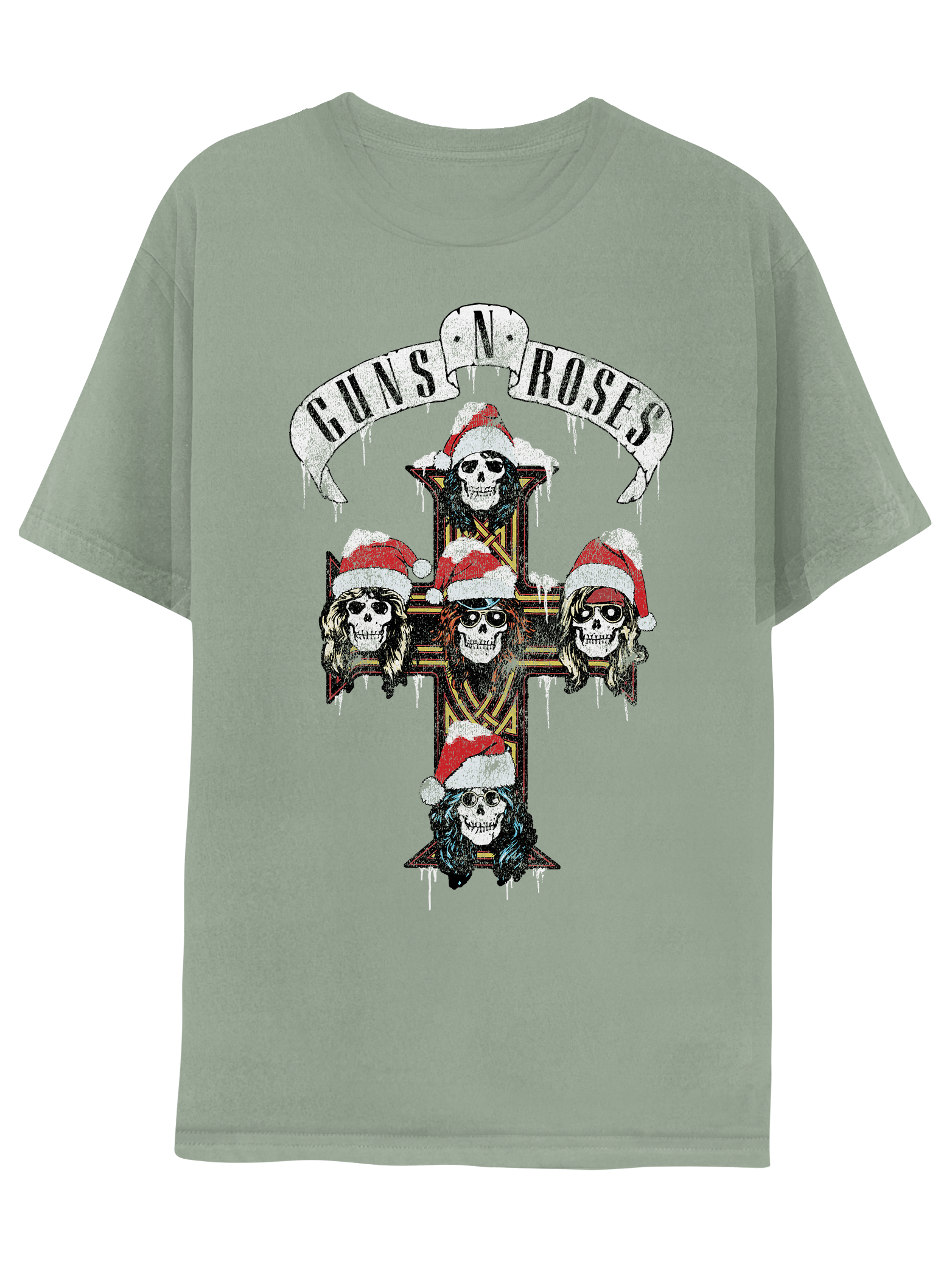 Guns N Roses - Cross Holiday Tee