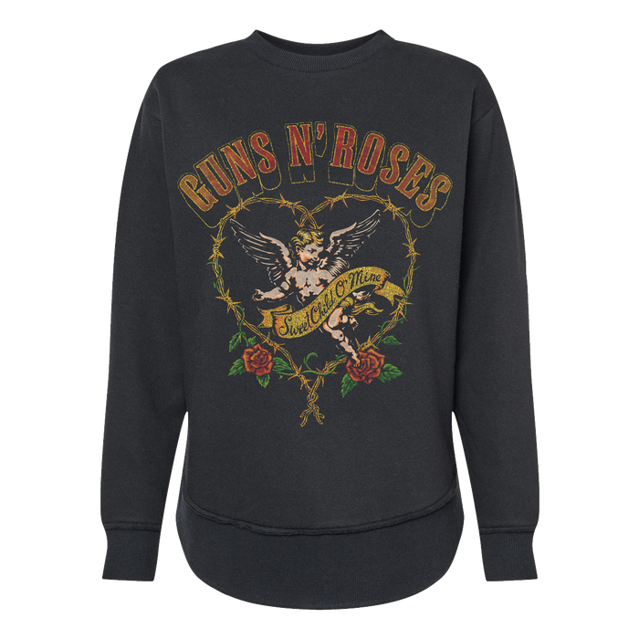 Guns N Roses - Sweet Child O' Mine Women's Crew Neck Sweatshirt