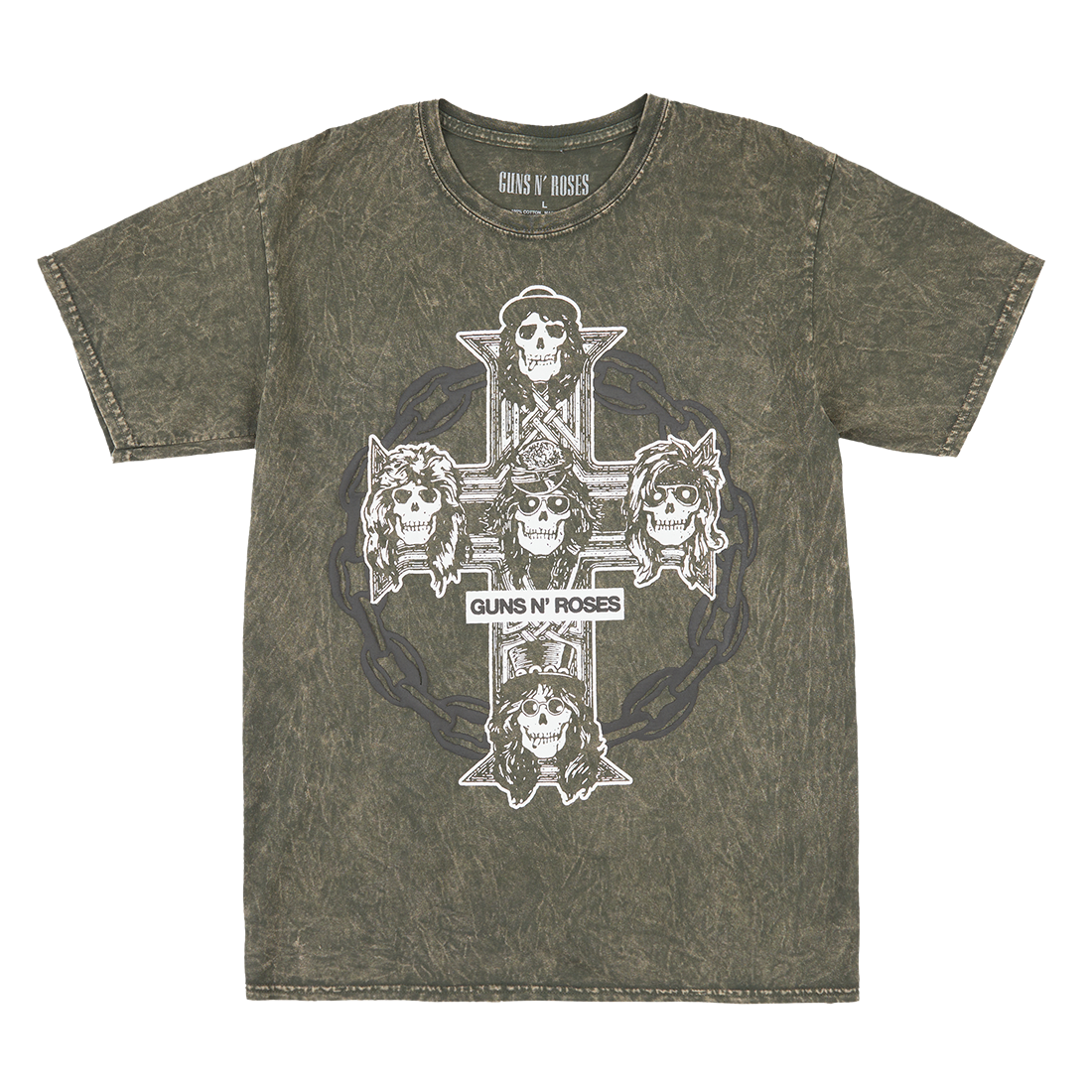 Guns N Roses - Appetite For Destruction Cross and Chain T-Shirt