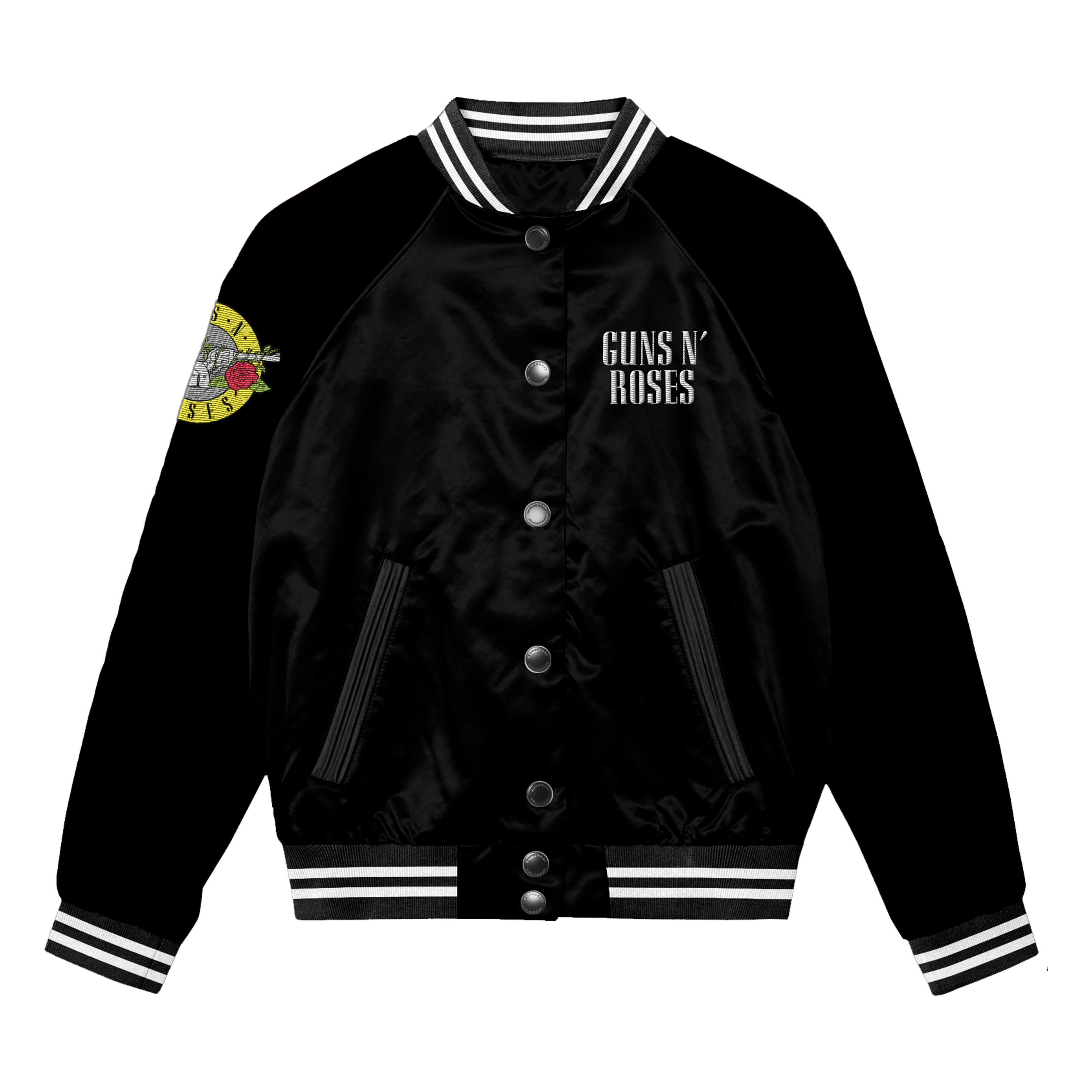 Guns N Roses - Cross Varsity Bomber Jacket