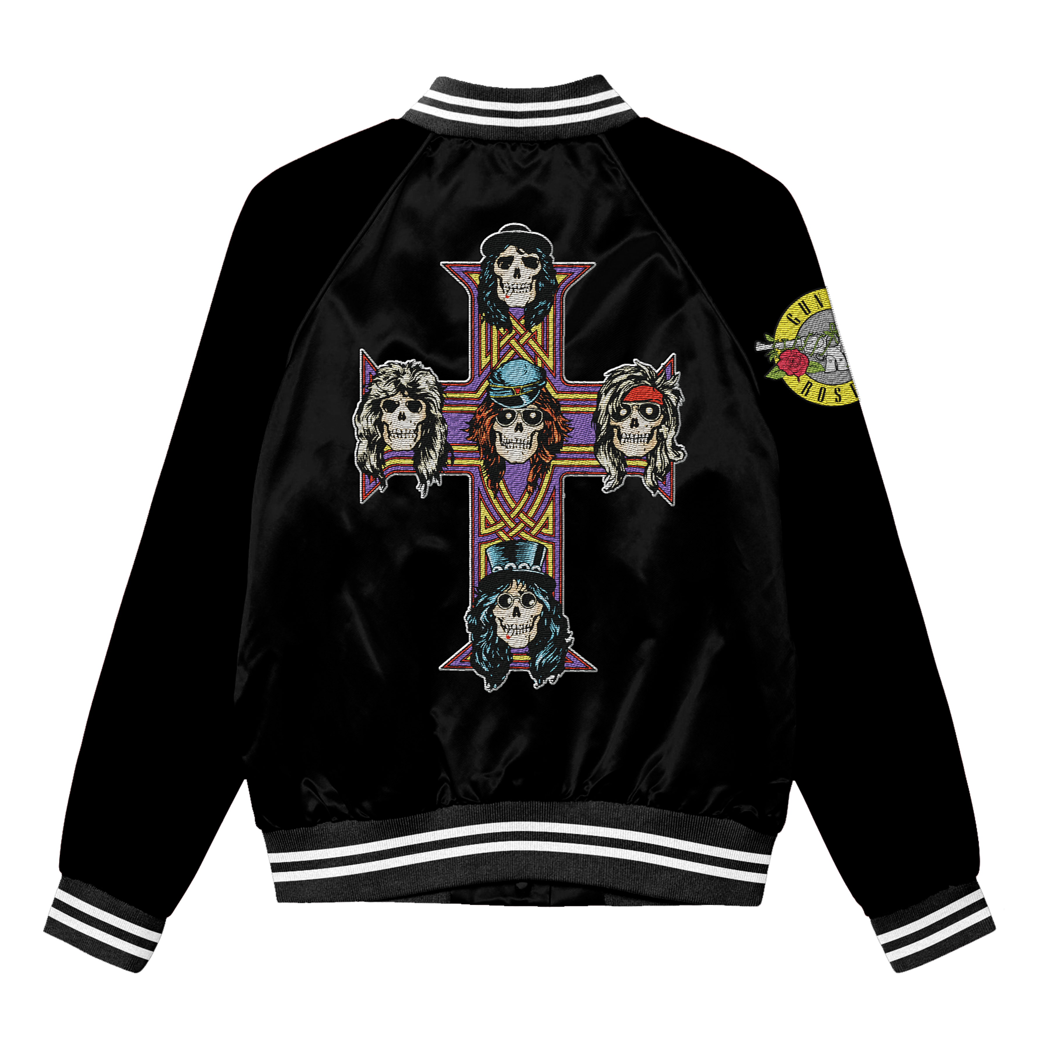 Guns N Roses - Cross Varsity Bomber Jacket