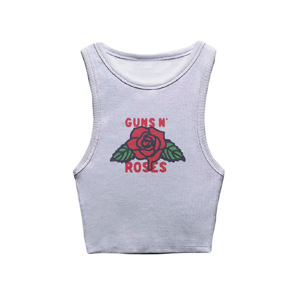 Guns N' Roses - Rose Crop Tank Top