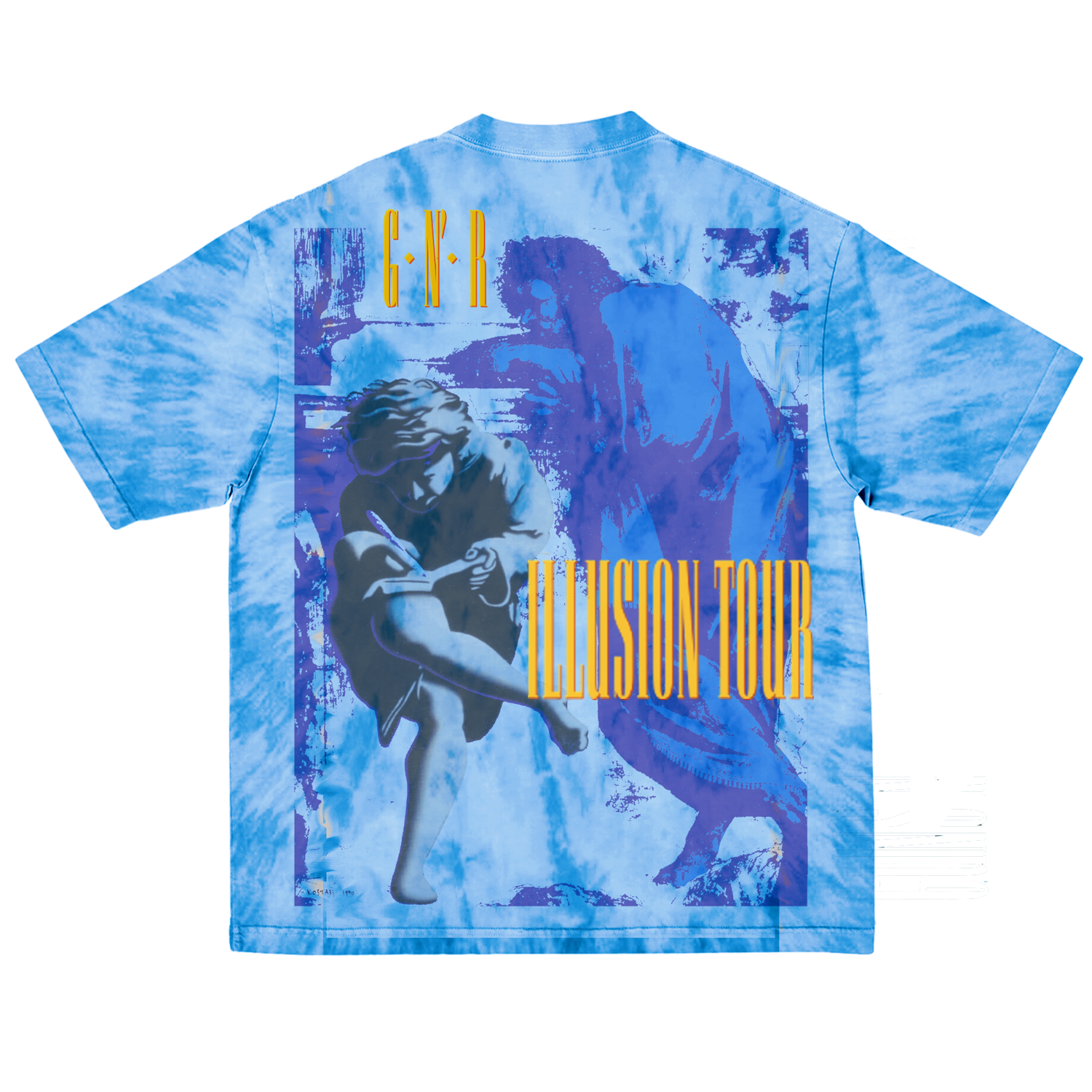 Guns N' Roses - Use Your Illusion '91-92 Tie Dye Tour T-shirt