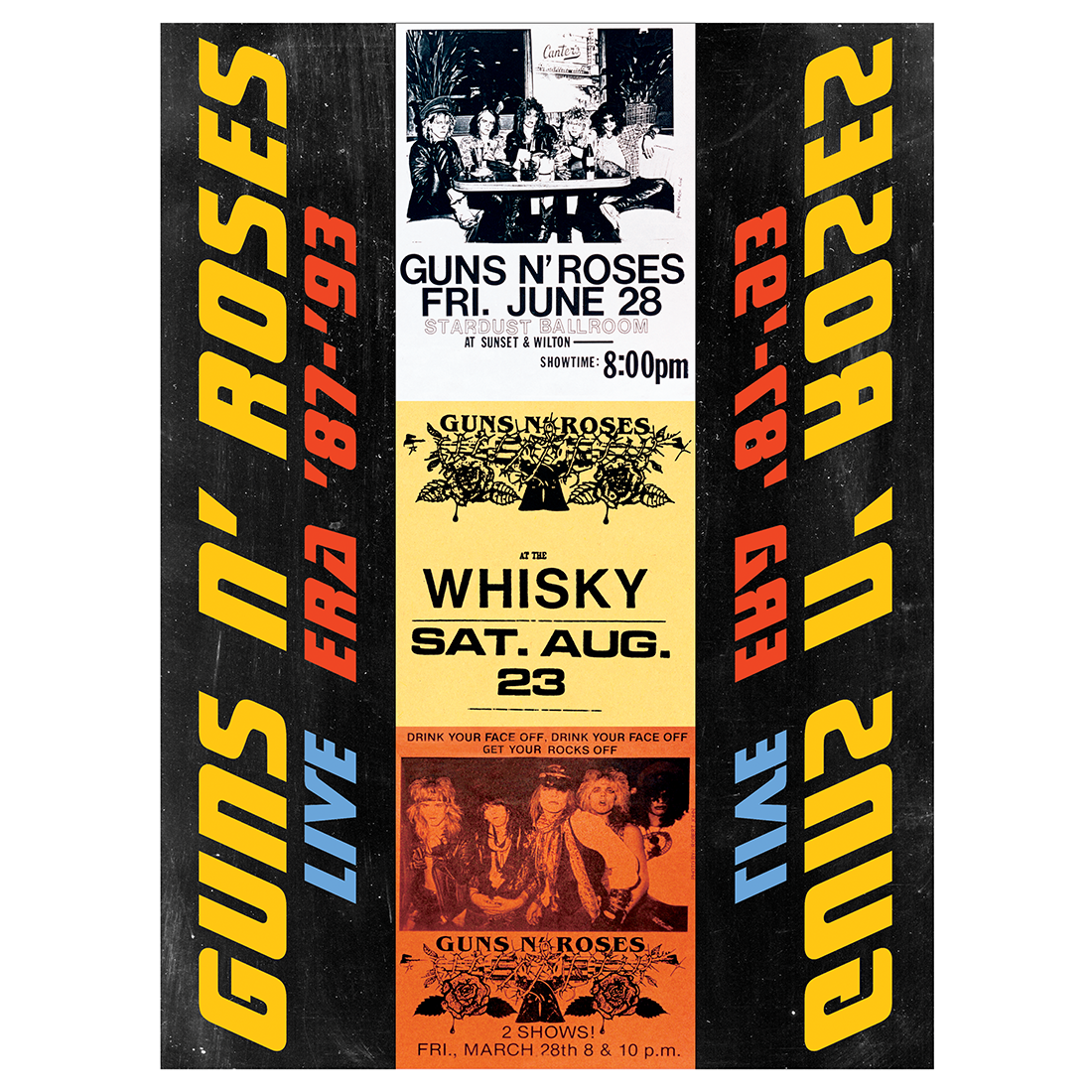 HR734】GUNS N' ROSES 「Live Era '87-'93」(4LP)， 99 US Original