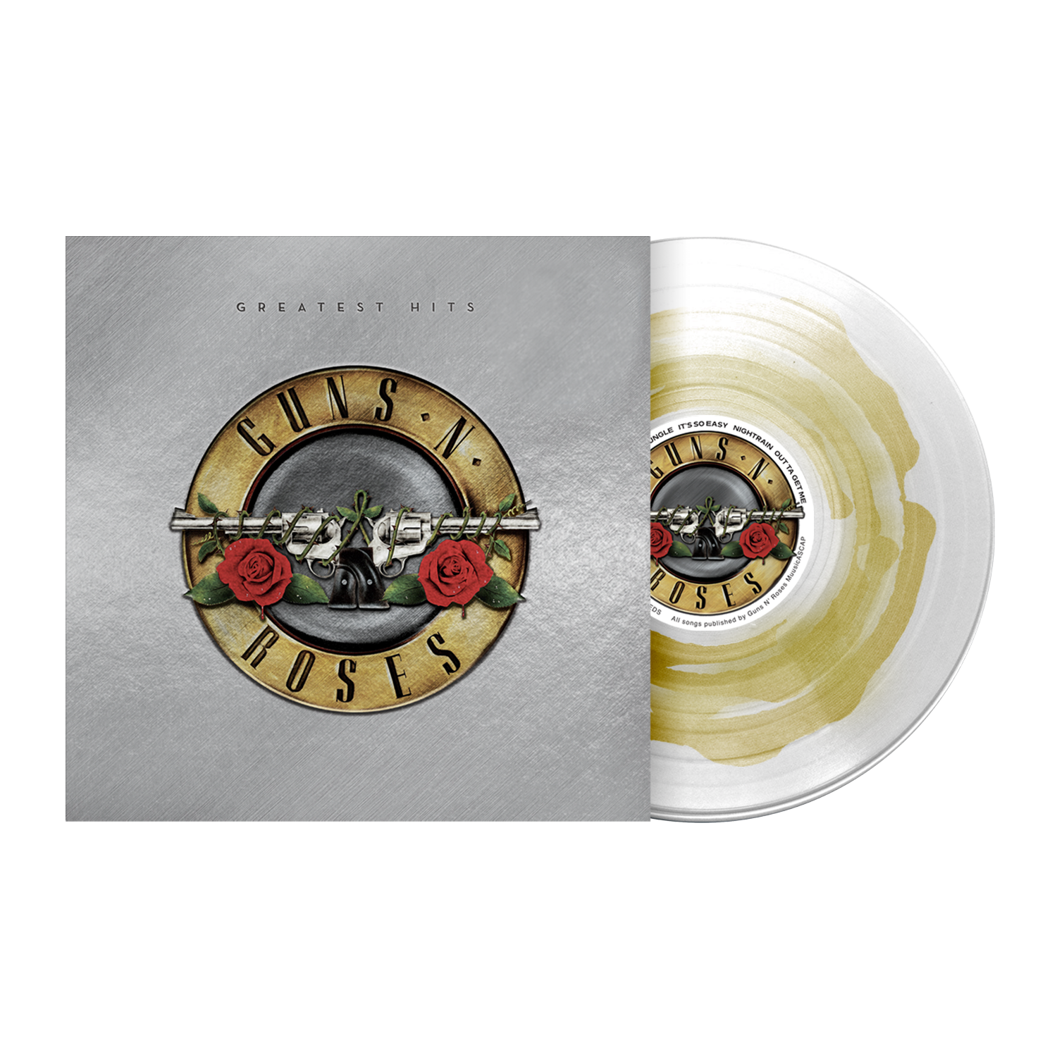 Guns N' Roses - Greatest Hits: Limited Edition Clear/Gold Vinyl LP