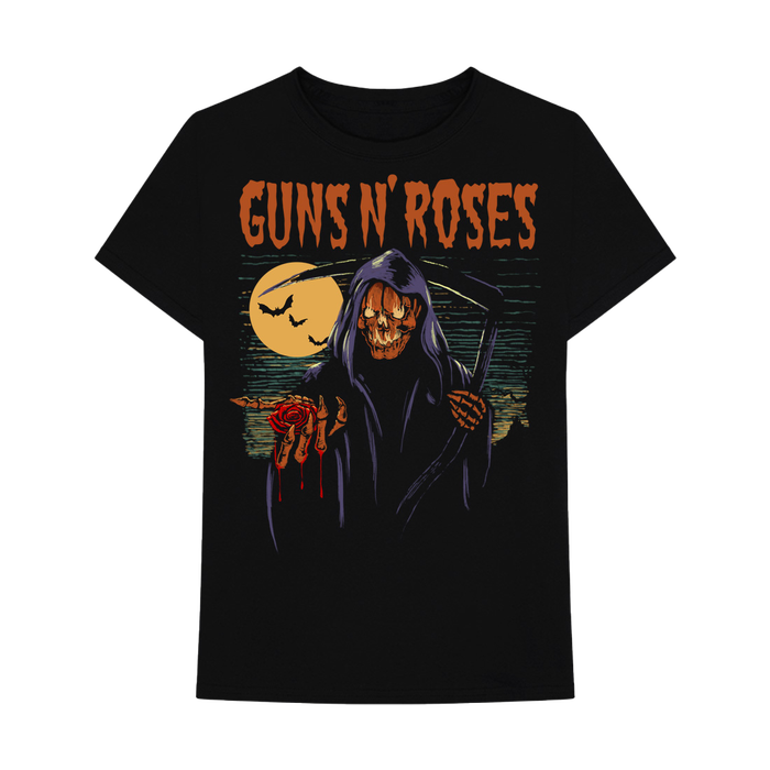 Guns N' Roses - Reaper Rose Tee (glow in the dark ink)