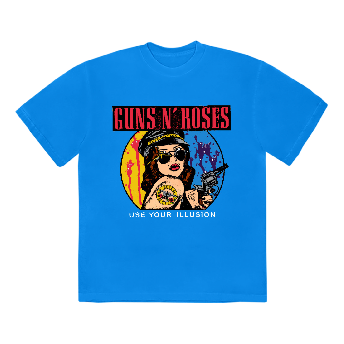 Guns N Roses - Blue Use Your Illusion T-Shirt