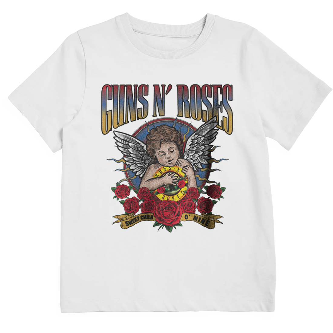 Guns N Roses - Sweet Child O'Mine White Kids T-shirt