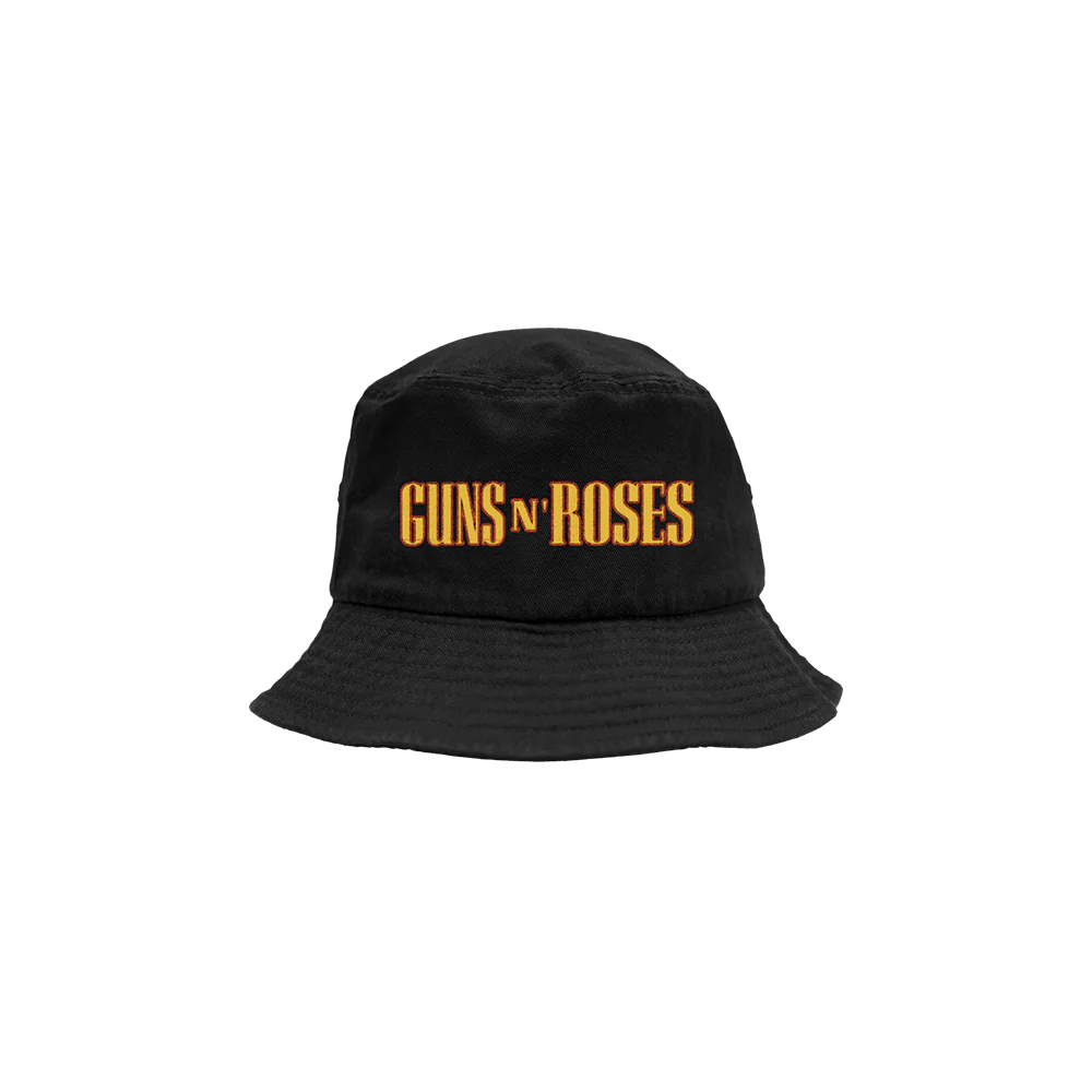 Guns N Roses - Black Logo Bucket Hat